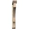 Ekena Millwork Balboa Slat Rough Sawn Bracket w/ Offset Brace, Douglas Fir, 6"W x 48"D x 48"H BKT0604X48X48BOA06RDF - alternate 4